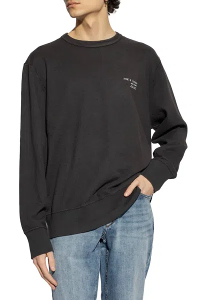 Rag & Bone 425 Damon Sweatshirt In Black