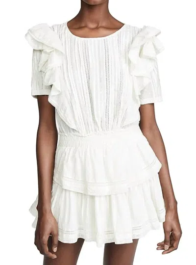 Loveshackfancy Natasha Dress In White In White