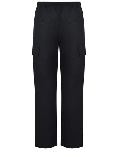 Marni Gabardine Cotton Cropped Trousers In Black