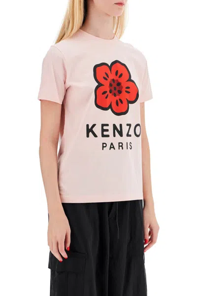 Shop Kenzo Flower Print T-shirt In Black