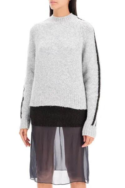 Shop Paloma Wool Grand Slam Pullover Swe In Grey