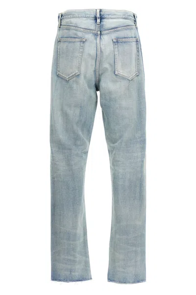 Fear Of God Straight 5 Pocket Jeans Light Blue In Blue