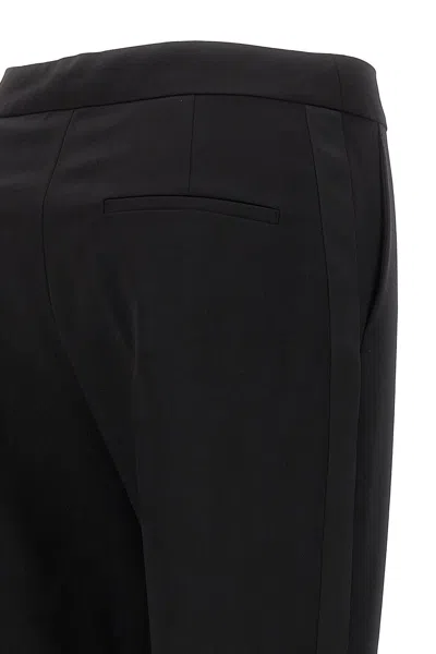 Max Mara Tailored Trousers With Pockets And Belt Loops In Black