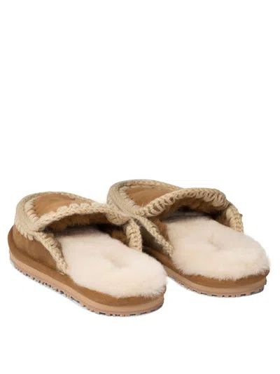 Shop Mou "full Eskimo Stitch" Slippers