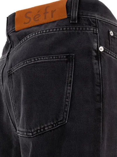 Séfr Washed Wide-leg Jeans