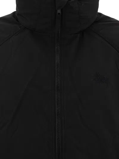 Stussy Military-style Zip-up Jacket In Black
