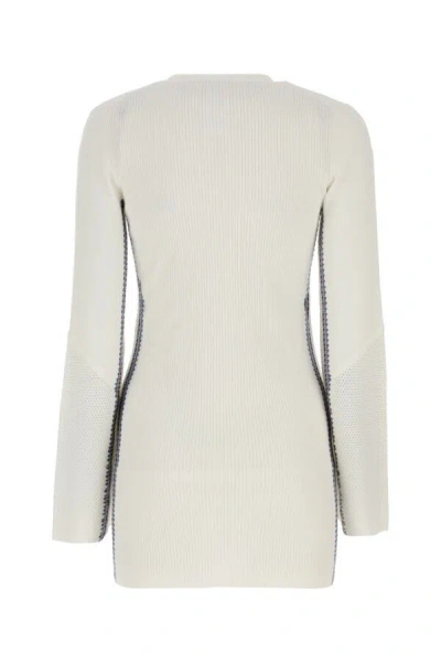 Chloé Chloe Ivory Wool Cardigan In White