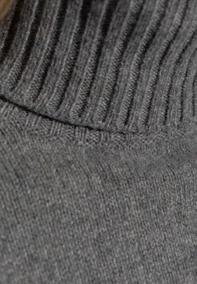 Ami Alexandre Mattiussi Ami Paris Slim Tonal Adc Sweater Clothing In Gray