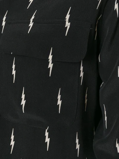 Shop Equipment Kate Moss For  Lightning Print Shirt