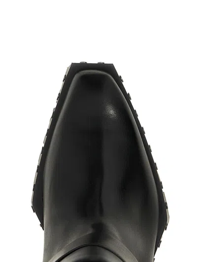 Jimmy Choo Black Quinn Boots In Black