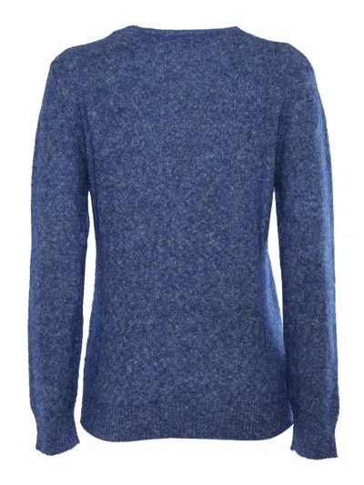 Kangra Cashmere Regular Fit Crewneck Sweater In Blue