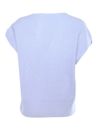 Kangra Cashmere Knitted Vest In Gray