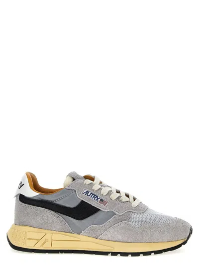 Autry Reelwind Low Sneakers In Silver