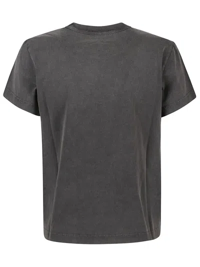 Alexander Wang T Alexanderwang. T Shrunken Logo Tee In Grey