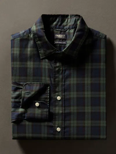 Faherty Movement&trade; Shirt In Blackwatch Plaid