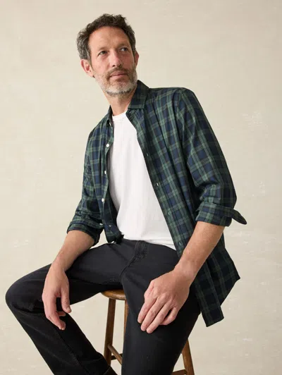 Faherty Movement&trade; Shirt In Blackwatch Plaid