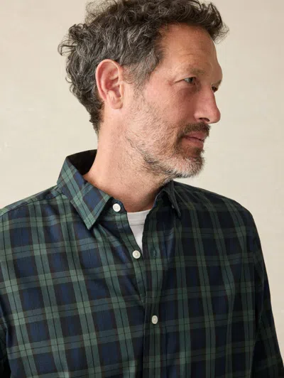 Faherty Movement&trade; Shirt In Blackwatch Plaid