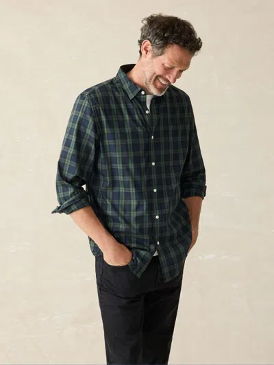 Faherty Movement&trade; Shirt In Blackwatch Plaid