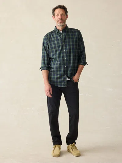Faherty Movement&trade; Shirt In Blackwatch Plaid