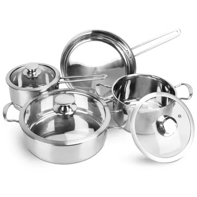 Fresh Fab Finds Induction 5pc Stainless Steel Cookware Set