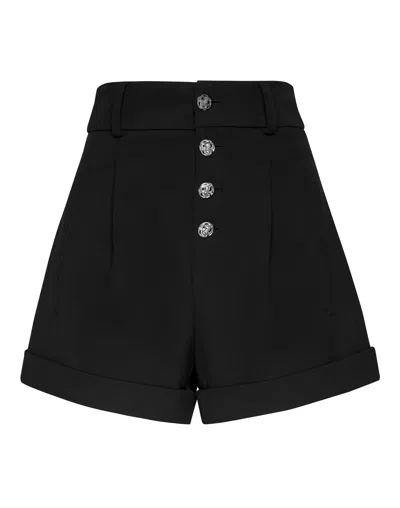 PHILIPP PLEIN CADY SHORT TROUSERS PINS 