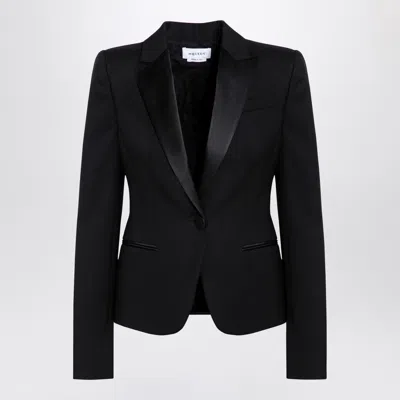 Alexander Mcqueen Alexander Mc Queen Black Single Breasted Jacket In Wool
