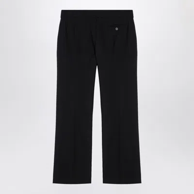 Alexander Mcqueen Alexander Mc Queen Black Tailored Trousers In Wool