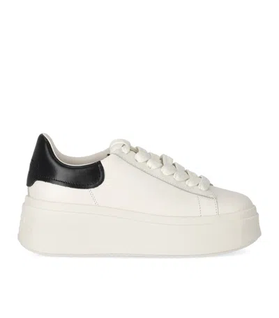 Ash Woman Sneakers White Size 8 Calfskin In White