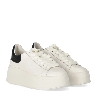 Ash Woman Sneakers White Size 8 Calfskin In White