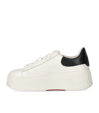 Ash Woman Sneakers White Size 8 Calfskin In White