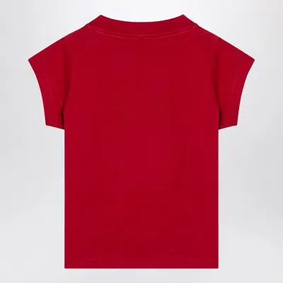 Balenciaga Mini Cropped Crew-neck T-shirt With Keep Calm Logo