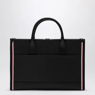 Shop Christian Louboutin Black Grained Calf Leather Tote Bag Nastroloubi