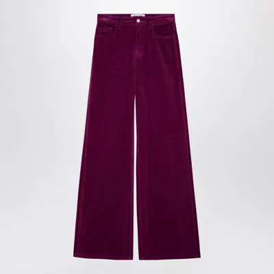 Department Five Department 5 Purple Corduroy Palazzo Trousers