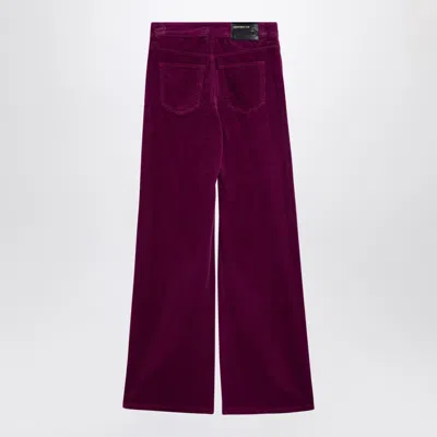 Department Five Department 5 Purple Corduroy Palazzo Trousers