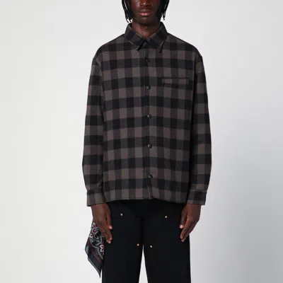 Destin Plaid Check Wool Cashmere Overshirt