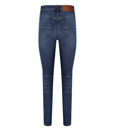 ELISABETTA FRANCHI ELISABETTA FRANCHI BLUE SKINNY JEANS 