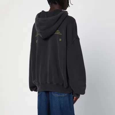 Off-white Men Blurred Bacchus Cotton Hoodie