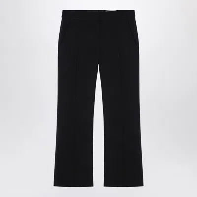 Alexander Mcqueen Alexander Mc Queen Black Tailored Trousers In Wool In Black