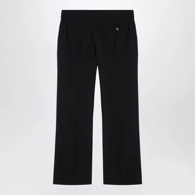 Alexander Mcqueen Alexander Mc Queen Black Tailored Trousers In Wool In Black