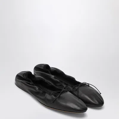 The Row Awar Leather Ballet Flats