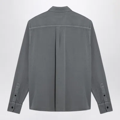 Dolce & Gabbana Dolce&gabbana Grey Cotton Over Shirt In Gray