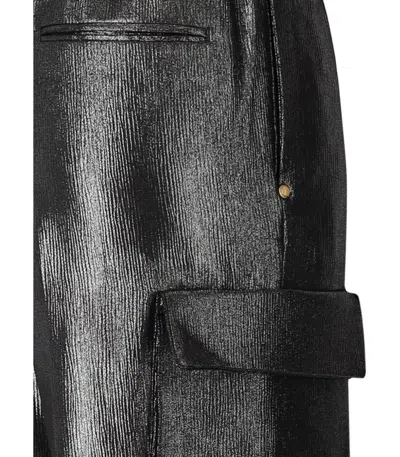 White Sand Grey Metal Kargo Pants