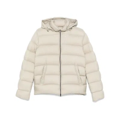 Herno Quilted Jacket In Beige