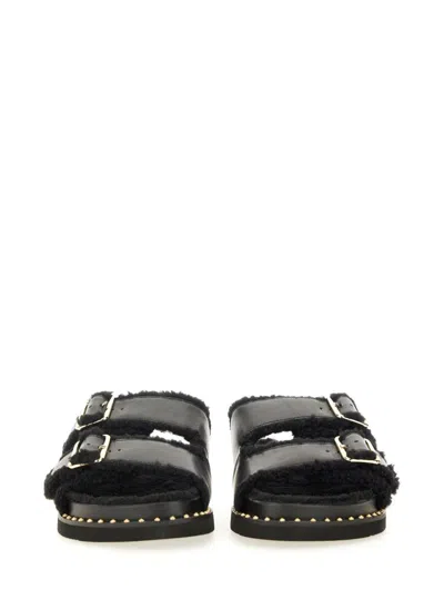 Ash Utah Bis Sandals In Black