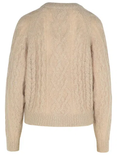 Isabel Marant Étoile Ery Beige Mohair Blend Sweater In Beige