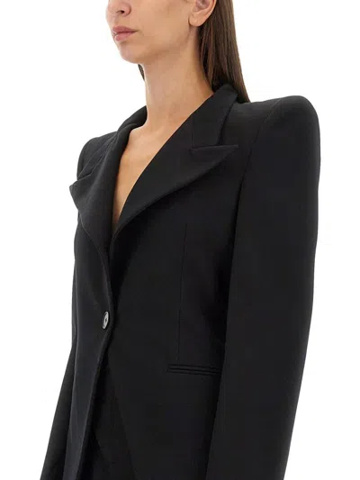 Alexander Mcqueen Women Wool Jacket In Black