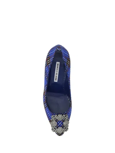 Shop Manolo Blahnik Pumps In Blue