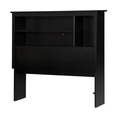 South Shore Furniture Gramercy Headboard, Pure Black