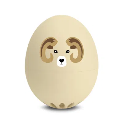 Brainstream Bighorn Sheep Beepegg Singing And Floating Egg Timer For Boiled Eggs In Brown