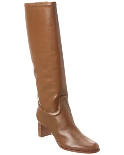 Alexandre Birman Lauren 60 Leather To-the-knee Boot In Brown